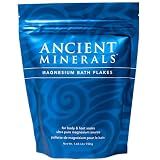Ancient Minerals Magnesium Bath Flakes, Epsom Salt Alternative, 1.65lb