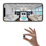 Mini Wireless Camera Home Security cámaras Indoor/Outdoor Cam 1080P HD Small Smart WiFi House Cameras Micro House Nanny Cams Battery-Powered with Motion Detection and Clear Night Vision Baby Monitor
