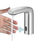 KRAUS Indy Touchless Sensor Bathroom Faucet with Control Box and Temperature Mixer in Spot Free Stainless Steel, KSB-10001SFS