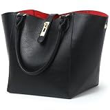 sqlp Large Work Tote Bag for Women Designer Purses and Handbags Big Bucket bags Womens Travel Shoulder Bag Black