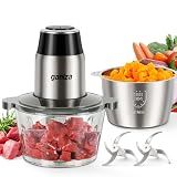 Ganiza Food Processors with 2 Bowls, 450W Meat Grinder Vegetable Chopper