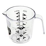 Chef Craft Select Plastic Measuring Cup, 2 Cup, Clear