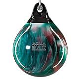 Aqua Training 75 lb. Punching Bag, 15" Water Filled Teardrop Shape for Boxers of All Skill Levels, Vinyl Construction, Ceiling Mount or Stand Compatible, UV Resistant, GS x Mexico – 2020136433