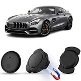 Car Tracker Device No Subscription 2 Pack, Magnetic GPS Tracker for Vehicles No Monthly Fee, Android iOS Dual System Compatible Find My Find Hub, Hidden Bluetooth Locator, AirTag Alternative Android