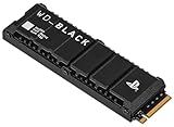 WD_BLACK 4TB SN850P NVMe M.2 SSD Officially Licensed Storage Expansion for PS5 Consoles, up to 7,300MB/s, with heatsink - WDBBYV0040BNC-WRSN,Black