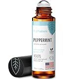 UpNature Peppermint Essential Oil Roll On - Natural Nausea Morning Sickness Relief for Pregnant Women - Pregnancy Must Haves Rollerball Roller