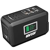 HOWEASY Portable Power Station120W(240W Peak), 24000mAh Camping Solar Generator, Portable Power Bank with 2 110V AC Outlet / 2 DC /3 USB QC3.0/LED Flashlight for Home Camping Emergency Backup