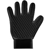 KENNELS & KATS Pet Grooming Gloves | Deshedding Glove for Easy, Mess-Free Grooming | Grooming Mitt for Dogs, Cats, Rabbits & Horses with Long/Short/Curly Hair | Pet Hair Gloves for Pet Hair Removal