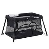 Pamo Babe Travel Crib Lightweight Playpen Baby Playard with Bassinet Portable Mini Playard