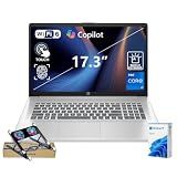 HP 17.3 Touchscreen HD+ Business Laptop Computer Core i7-1355U (> R5 7430U)