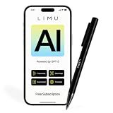 LIMU AI Smart Pen Note Taker, 64GB Voice Recorder Pen No Subscription, 22h