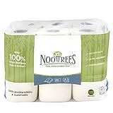 NooTrees Bamboo Toilet Paper, Eco Friendly, Tree-Free, Biodegradable, Septic Safe, Chemical-Free, FSC Certified Bathroom Tissue, 3-ply Toilet Paper, 220 Sheets, 12 Rolls, Pack of 1