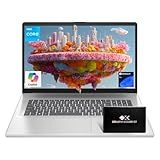 HP 17 inch Laptop, Intel 8-Core Processor, 17.3 FHD(1920 x 1080) Anti- Glare Display, Windows 11 Pro & Copilot AI, WiFi 6 & BT 5.3, 9.5 Hours Battery, for Business & Student(16GB RAM | 512GB SSD)