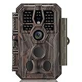GardePro E5 Trail Camera, 48MP 1296p, Game Camera with Ultra Fast 0.1s Motion Activated, 100ft Night Vision, 90ft Detection Distance for Outdoor Wildlife Scouting, Hunting, Camo