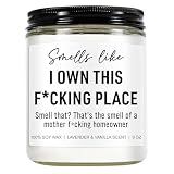 Younift Funny Scented Candle, House Warming Gifts New Home, Housewarming Gifts for Women, Men, Couple, New Homeowner - First Apartment Essentials - Closing Presents for Home Buyers - 9 oz