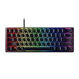 Razer Huntsman Mini 60% Gaming Keyboard: Fast Keyboard Switches - Clicky Optical Switches - Chroma RGB Lighting - PBT Keycaps - Onboard Memory Snap Tap - Black