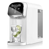 Aigerri Countertop Reverse Osmosis Water Filter, 5-Stage RO Water Filtration System with UV, 5:1 Pure-to-Drain Ratio, No Installation Required, Portable Water Purifier for Home, Kitchen, Office & RV