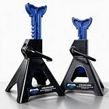 ANTPOWER Jack Stands 3 Ton (6,600 LBs) Heavy Duty Car Jacks Stand,11.2"-16.8" Adjustable Height for Lifting Automotive Small SUV, Pickup 1 Pair