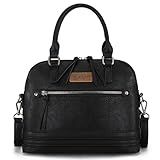 Wrangler Doctor Bag Top Handle Purse Hobo Shoulder Womens Satchel Handbags Crossbody Bag Black Purse or Everyday Use WG186-9112BK