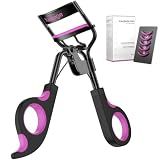 Kaasage Eyelash Curler with Pads, Achieve Perfect Curls in 5 Seconds