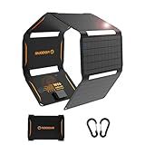 FlexSolar 40W Foldable Solar Panel Charger, USB-C USB-A & DC Outputs