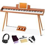 UISCOM Digital Piano Keyboard 88 Key Semi-Weighted for Beginners,Electric