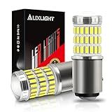 AUXLIGHT 2057 1157 2357 7528 2057A 1157A LED Bulbs Xenon White, Ultra Bright 60-SMD LED Replacement for Back Up/Reverse Lights, Brake/Tail Lights, Turn Signal/Parking or Running Lights (Pack of 2)