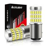 AUXLIGHT 2057 1157 2357 7528 2057A 1157A LED Bulbs Xenon White, Ultra Bright 60-SMD LED Replacement for Back Up/Reverse Lights, Brake/Tail Lights, Turn Signal/Parking or Running Lights (Pack of 2)