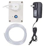 Peristaltic Pump, 50/60Hz Us Plug 110-240V Peristaltic Liquid Pump Single Head Design Adjustable Flowing Dosing Pump with Adapter for Aquarium Lab Analytical