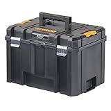 DEWALT TSTAK Tool Box, Extra Large Design, Removable Tray for Easy Access to Tools, Water and Debris Resistant (DWST17806)