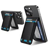 ExtreLife 2-in-1 Magsafe Wallet, Upgrade with iPhone Wallet and Adjustable Stand, Open ID Window, Magnetic Wallet for iPhone 16/15/14 Pro Max/14 Pro/14/14 Plus/13/12 Series, 9 Cards, Black-B