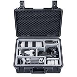 Lykus PVC1 Hard Case with Dividers for Cameras,Lenses,DJI Mavic/Air/Mini