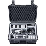 Lykus PVC1 Hard Case with Dividers for Cameras,Lenses,DJI Mavic/Air/Mini