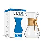 Chemex Pour-Over Glass Coffeemaker - Classic Series - 8-Cup - Exclusive Packaging