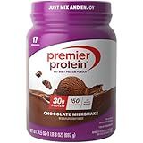 Premier Protein 30g High Protein Powder, 100% Whey, Chocolate, 17 Servings