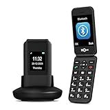 4G Flip Phone Unlocked for Senior,Basic Flip Phone for Seniors,2.8" +1.5 '' Dual Screen,SOS Button,Speed Dial,Large Fonts,Charging Dock,1400mAh Battery. (Black)