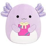 Squishmallows Original 12in Monica The Purple Axolotl Holding Gift – Official Jazwares Plush (Medium-Sized)