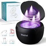 Wazhel Ultrasonic Retainer Cleaner Machine, 45kHz Cleaner & 4 Modes, Black