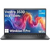 Dell Vostro 3530 15.6" Laptop Computer for Business, 13th Gen Intel 5-Core Processor, 120Hz FHD, 8GB DDR4 RAM, 512GB PCIe SSD, WiFi, Bluetooth, Type-C, HDMI, RJ45, Windows 11 Pro