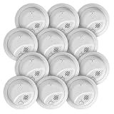 First Alert SMI100-AC, Hardwire Interconnect Smoke Alarm with Battery Backup, 12-Pack