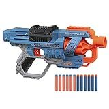 Nerf Elite 2.0 Commander RC-6 Blaster, 12 Elite Darts, 6-Dart Rotating Drum, Tactical Rails, Barrel and Stock Attachment Points