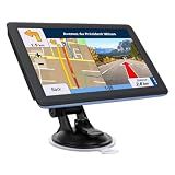 GPS Navigator for Car Truck RV, 7-Inch Portable GPS for Car with 2026 Maps Free Lifetime Updates, Voice-Guided Turn Directions, Speed Camera Alerts, Custom Truck Routing