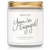 Engagement Gifts for Couples - Lavender Scented Candles, Gift for Newly Engaged Couples, Engagement Gifts for Her, Women, Best Engaged Gift