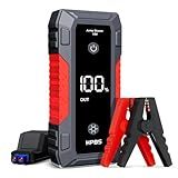 HPBS H50 Jump Starter - 5000A Jump Starter Battery Pack for Up to 10.0L Gas and 8.0L Diesel Engines, 12V Car Battery Jumper Starter Portable with 3.0" LCD Display, Jump Box