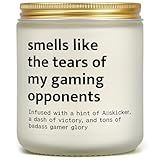 Gaming Gamer Gifts for Men, Funny Gift for Gamer Boyfriend Brother Husband Dad Guy Teen Boys Game Lover, Baby Shower Bridal Shower Game Winner Gifts, Smells Like The Tears of My Gaming Opponents