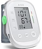 Blood Pressure Monitor, AILE Blood Pressure Machine Upper Arm Large Cuff(8.7"-16.5"), High Automatic Blood Pressure Monitors Cuff for Home Use, (BP) Manual Arm Blood Pressure Monitors, 2 * 99 Memory