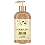Shea Moisture Conditioner Pure Jamaican Black Castor Oil To Intensely Smooth And Nourish Hair With Shea Butter, Peppermint And Apple Cider Vinegar 13 Oz