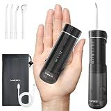 WAFLOO Water Flosser Travel Mini Cordless Portable: 5 Modes for Brace