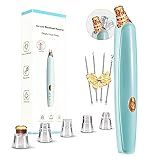 Blackhead Remover Pore Vacuum Cleaner - Upgraded Facial Pore Cleaner - Electric USB Pore Vacuum with 5 Probes - Upgraded Blackhead Suction Tool - Blackhead Remover Ki t