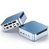 Getorli Mini PC, Ryzen 5 7430U(Beats 7330U/5300U),16GB DDR4 Upgradable RAM 512G SSD, Dual 2.5G LAN Mini Computers Support Triple 4K Display, WiFi6 Mini Desktop Computer for Home Office Daily Use